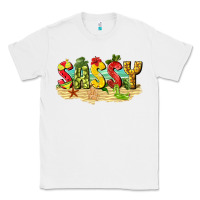 White sassy beach Classic Tee - texasbilliewilder
