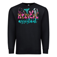 Black medical assistant Premium Sweatshirt - AdoDesignShop