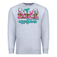 Heather Grey medical assistant Premium Sweatshirt - AdoDesignShop