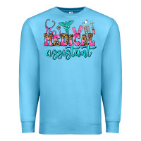 Ocean Blue medical assistant Premium Sweatshirt - AdoDesignShop