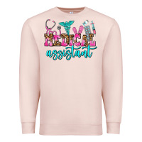 Pale Pink medical assistant Premium Sweatshirt - AdoDesignShop
