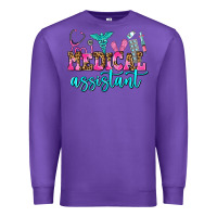 Purple medical assistant Premium Sweatshirt - AdoDesignShop