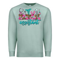 Seafoam medical assistant Premium Sweatshirt - AdoDesignShop