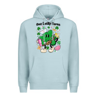 Blue Mist one lucky nurse belt bag Premium Hoodie - MaliasSmallBusiness