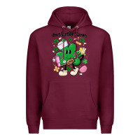 Burgundy one lucky nurse belt bag Premium Hoodie - MaliasSmallBusiness
