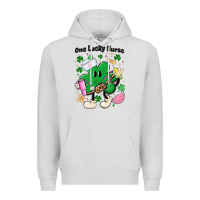 Dove Grey one lucky nurse belt bag Premium Hoodie - MaliasSmallBusiness
