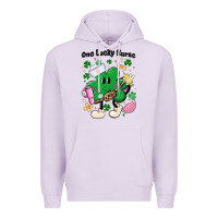 Lilac one lucky nurse belt bag Premium Hoodie - MaliasSmallBusiness