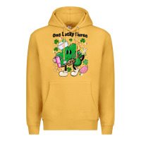Mustard one lucky nurse belt bag Premium Hoodie - MaliasSmallBusiness