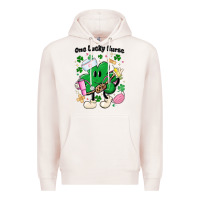 Pale Pink one lucky nurse belt bag Premium Hoodie - MaliasSmallBusiness