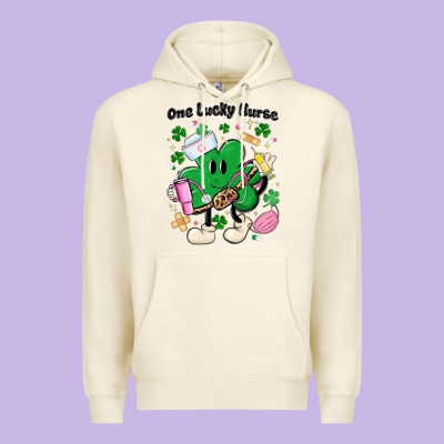 One Lucky Nurse Belt Bag Premium Hoodie Designed By Maliassmallbusiness