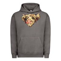 Pigment Tornado scottish cow Urban Hoodie - NancyCooperArtShop