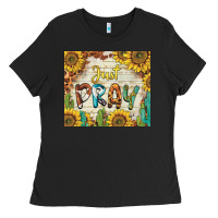 Black just pray Ladies Tee - BarkalooDesign