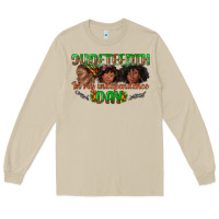 Mushroom juneteenth in my independence day Long Sleeve Tee - texasbilliewilder