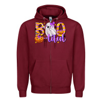 Burgundy Boo-tiful Zipper Hoodie - texasbilliewilder