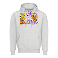 Dove Grey Boo-tiful Zipper Hoodie - texasbilliewilder