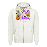 Oatmeal Heather Boo-tiful Zipper Hoodie - texasbilliewilder