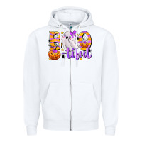 White Boo-tiful Zipper Hoodie - texasbilliewilder