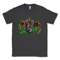 Smoke Christmas highland calf Classic Tee - RanaPortraitStore