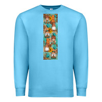 Ocean Blue Fall Gnomes Premium Sweatshirt - Artiststas