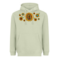 Matcha sunflower lady of guadalupe Heavyweight Hoodie - JahusDesignShop