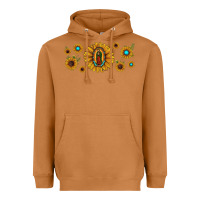 Meerkat sunflower lady of guadalupe Heavyweight Hoodie - JahusDesignShop