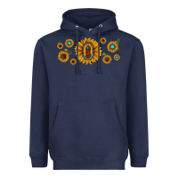 Navy sunflower lady of guadalupe Heavyweight Hoodie - JahusDesignShop