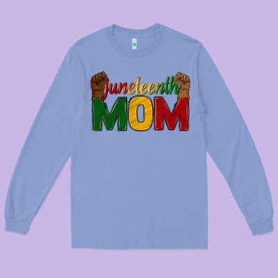 Long Sleeve Tee juneteenth mom