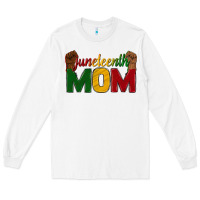 White juneteenth mom Long Sleeve Tee - texasbilliewilder