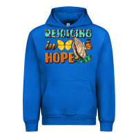 Cobalt rejoicing in hope Urban Hoodie - NancyCooperArtShop