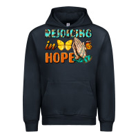 Navy rejoicing in hope Urban Hoodie - NancyCooperArtShop