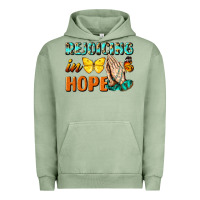 Pigment Oil Green rejoicing in hope Urban Hoodie - NancyCooperArtShop