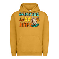 Pigment Peanut Butter rejoicing in hope Urban Hoodie - NancyCooperArtShop