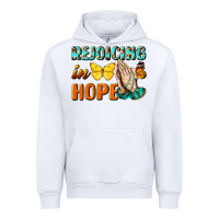 White rejoicing in hope Urban Hoodie - NancyCooperArtShop