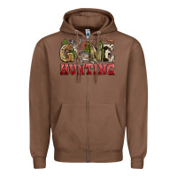 Chestnut gone hunting Zipper Hoodie - Zillion Design Studio