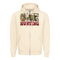 Sandshell gone hunting Zipper Hoodie - Zillion Design Studio