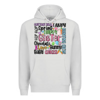 Dove Grey easter subway Premium Hoodie - MaliasSmallBusiness