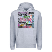 Heather Grey easter subway Premium Hoodie - MaliasSmallBusiness