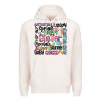 Pale Pink easter subway Premium Hoodie - MaliasSmallBusiness