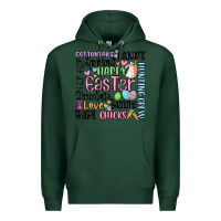 Sports Green easter subway Premium Hoodie - MaliasSmallBusiness