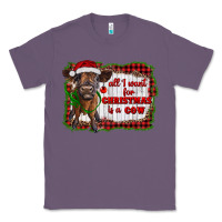 Lavender all i want for christmas is a cow highland calf Classic Tee - RanaPortraitStore