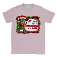 Lilac all i want for christmas is a cow highland calf Classic Tee - RanaPortraitStore