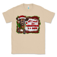Mushroom all i want for christmas is a cow highland calf Classic Tee - RanaPortraitStore
