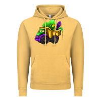 Vintage Mustard loads of mardi gras truck Vintage Hoodie - AdoDesignShop