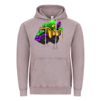 Vintage Zinc loads of mardi gras truck Vintage Hoodie - AdoDesignShop