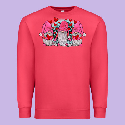 Gnomies Valentines Day Premium Sweatshirt Designed By Jahusdesignshop