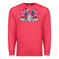 Cardinal gnomies valentines day Premium Sweatshirt - JahusDesignShop