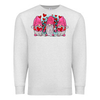 Oatmeal Heather gnomies valentines day Premium Sweatshirt - JahusDesignShop