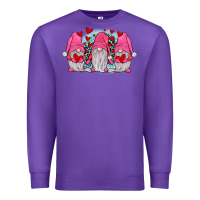 Purple gnomies valentines day Premium Sweatshirt - JahusDesignShop