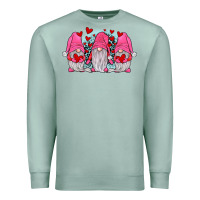 Seafoam gnomies valentines day Premium Sweatshirt - JahusDesignShop