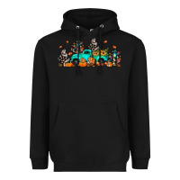 Black fall cactus pumpkin truck Heavyweight Hoodie - JahusDesignShop